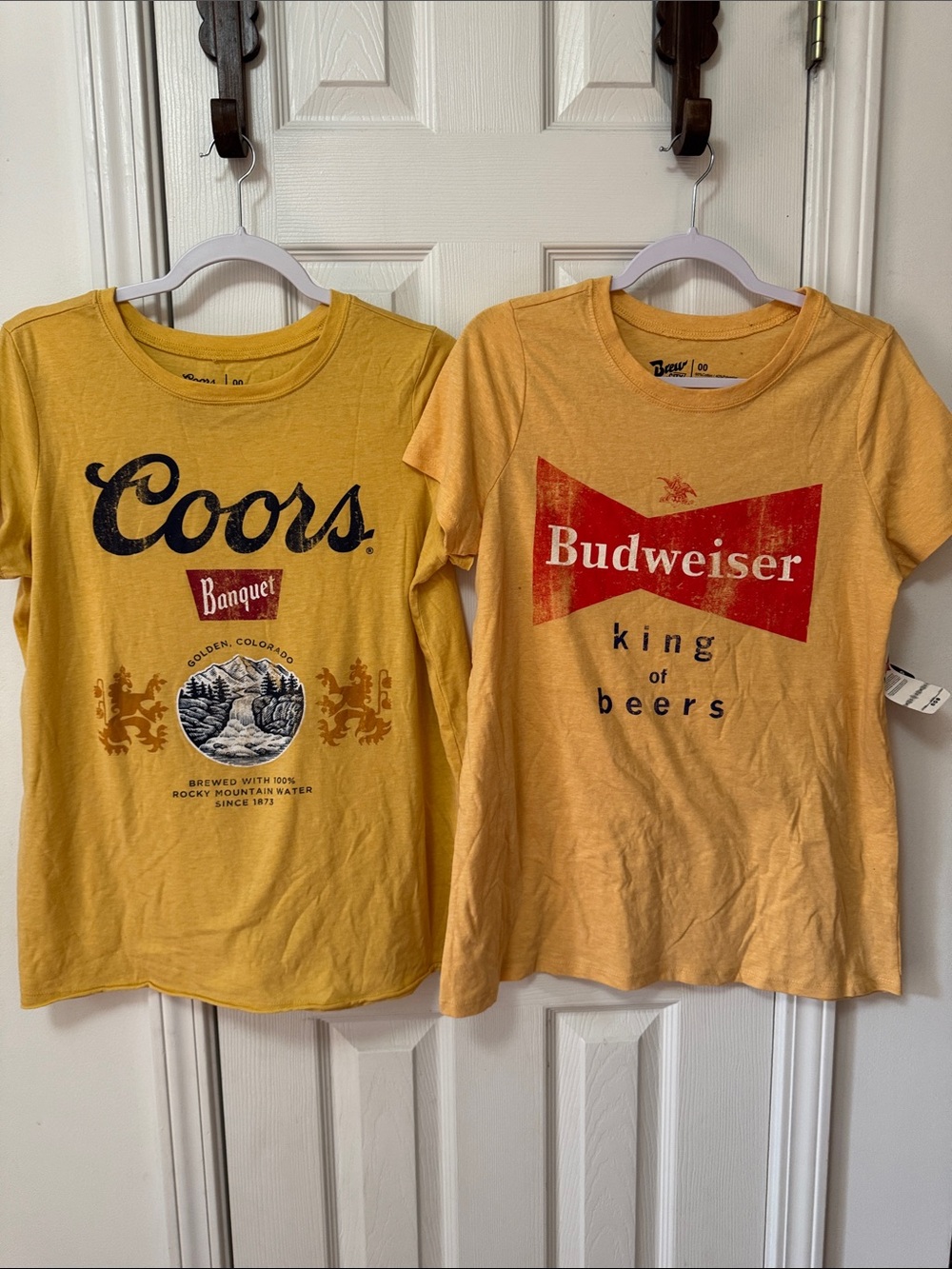 Torrid Budweiser Coors Beer Shirts Graphic Tee with Red Logo